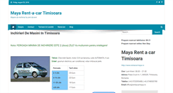 Desktop Screenshot of mayarentacar.ro