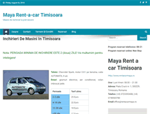 Tablet Screenshot of mayarentacar.ro